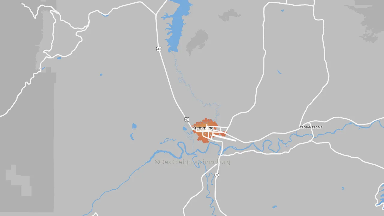 Bike Grade map of 80459, CO
