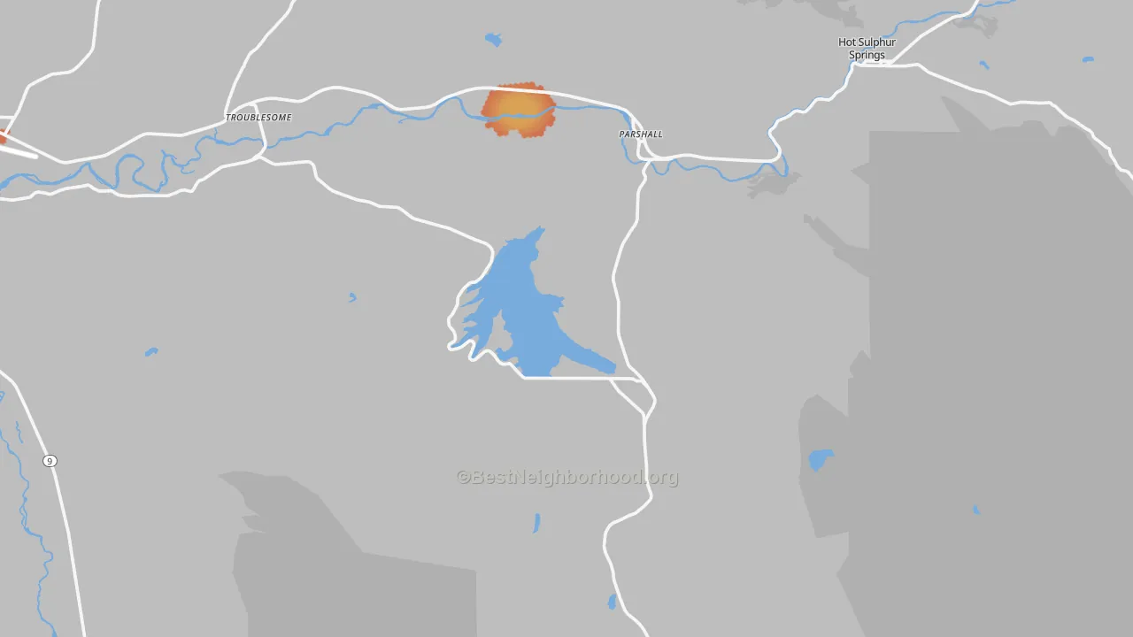 Bike Grade map of 80468, CO