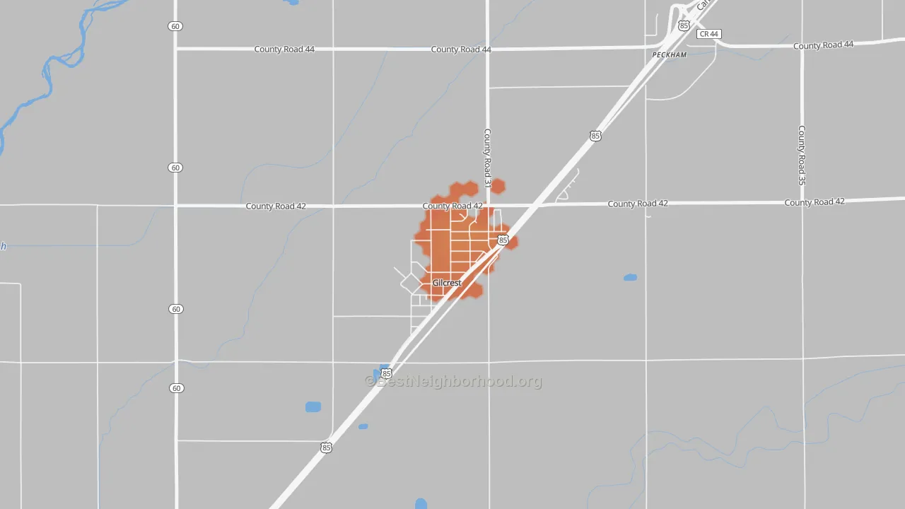 Bike Grade map of 80623, CO