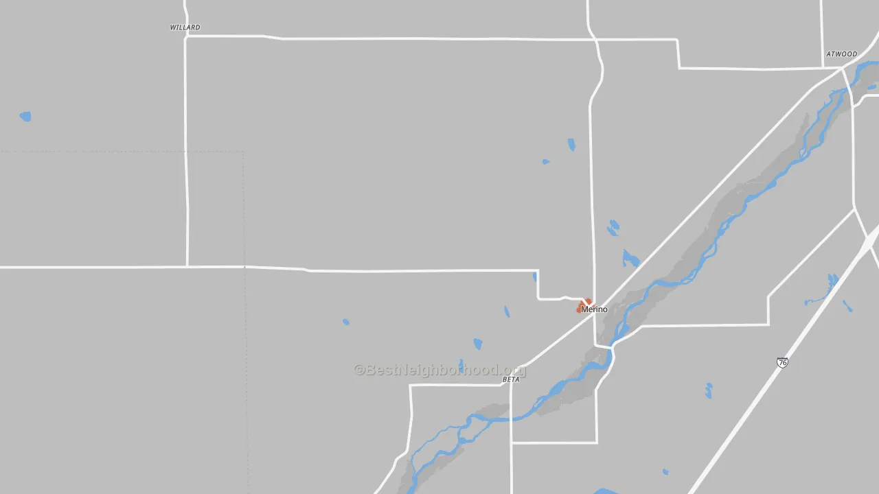 Bike Grade map of 80741, CO
