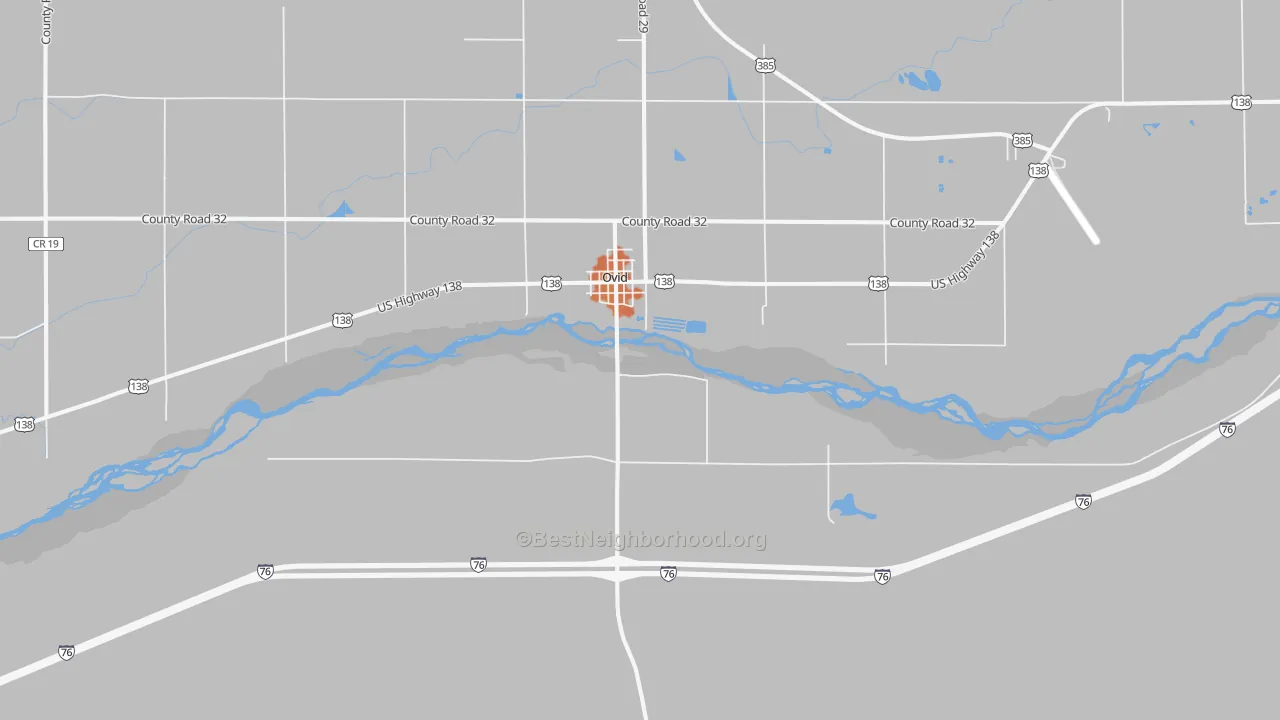 Bike Grade map of 80744, CO