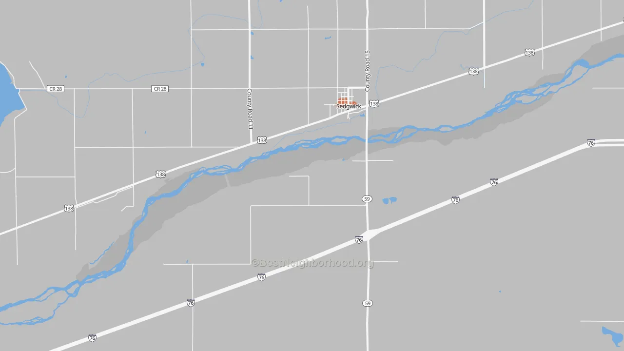Bike Grade map of 80749, CO
