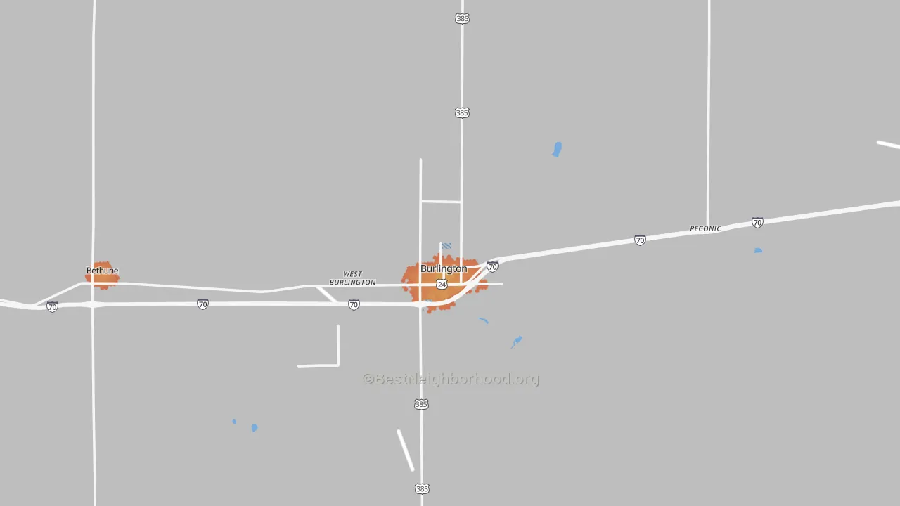 Bike Grade map of 80807, CO