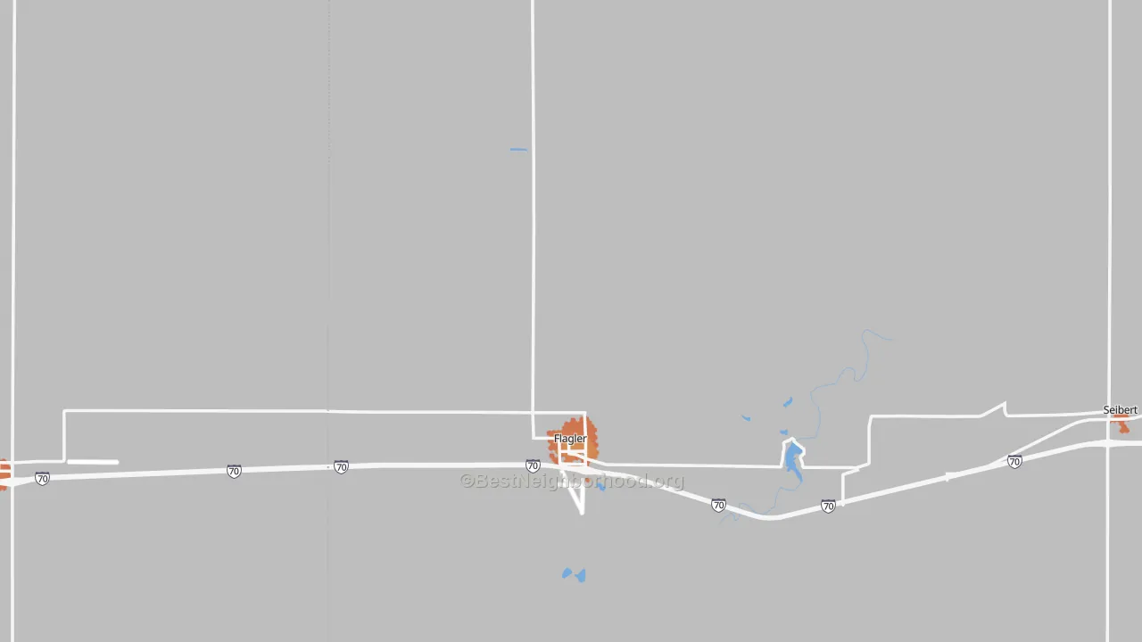 Bike Grade map of 80815, CO
