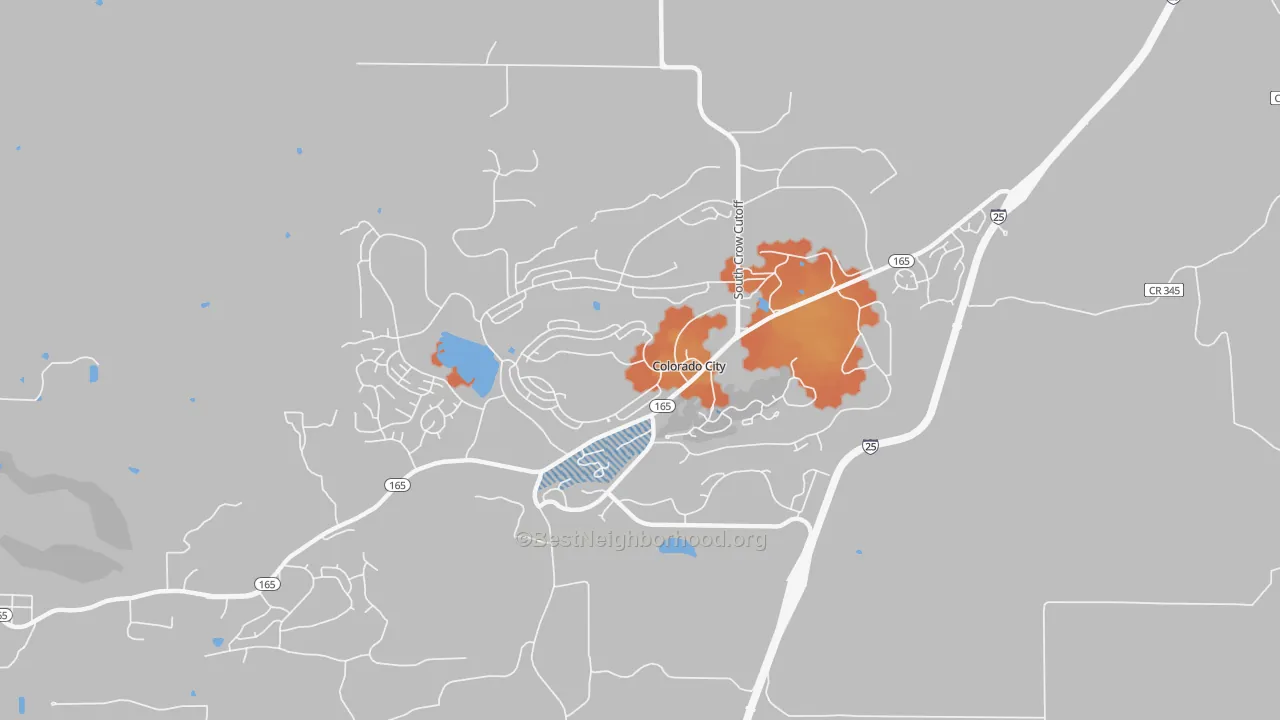 Bike Grade map of 81019, CO