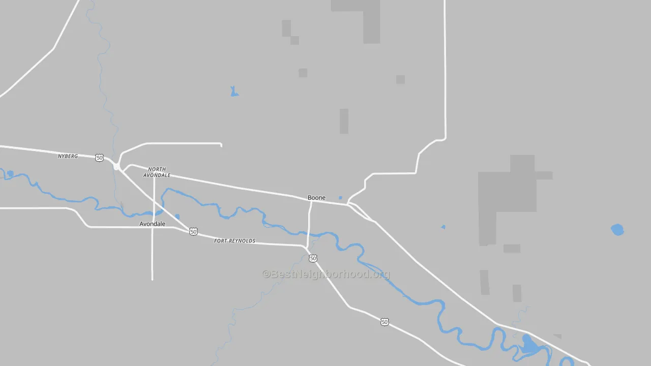 Bike Grade map of 81025, CO