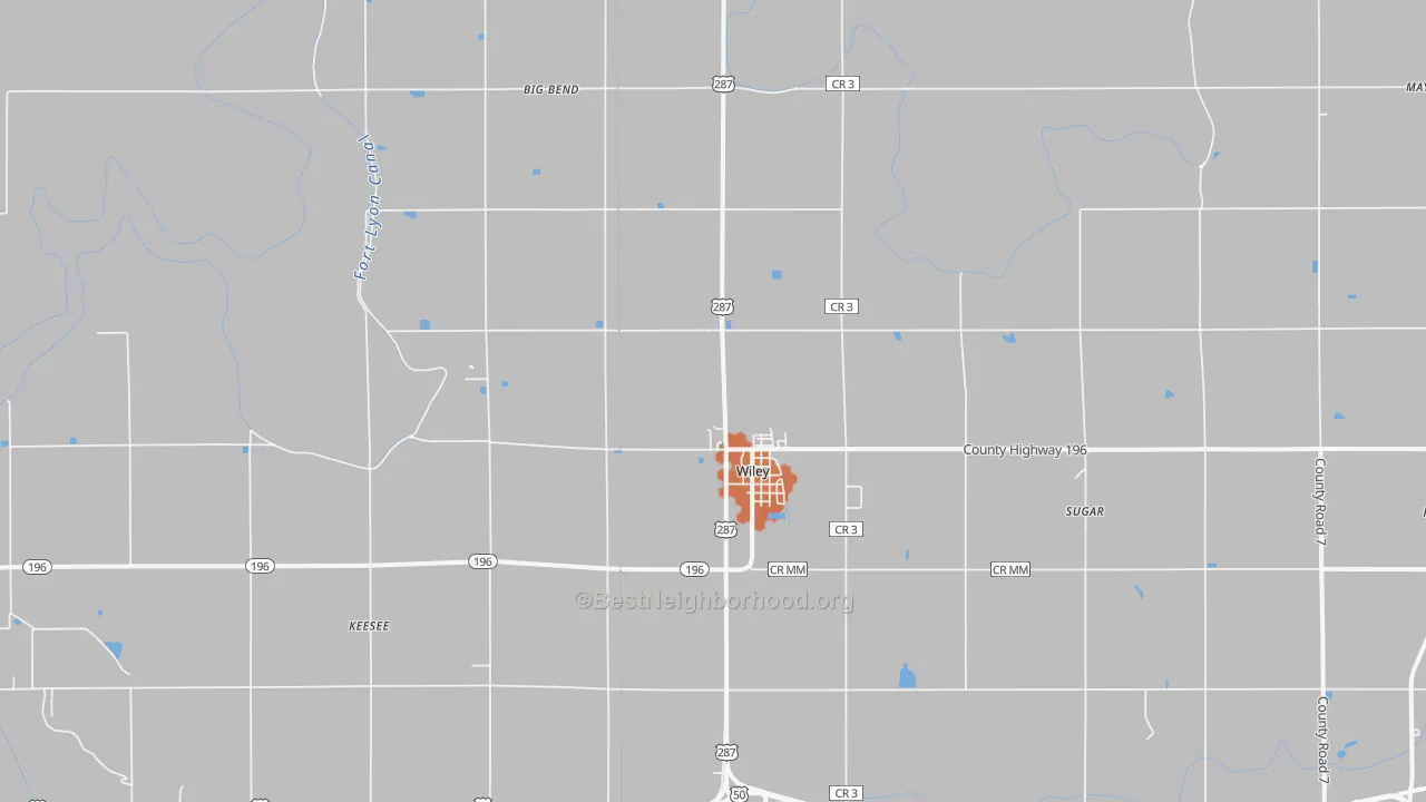 Bike Grade map of 81092, CO