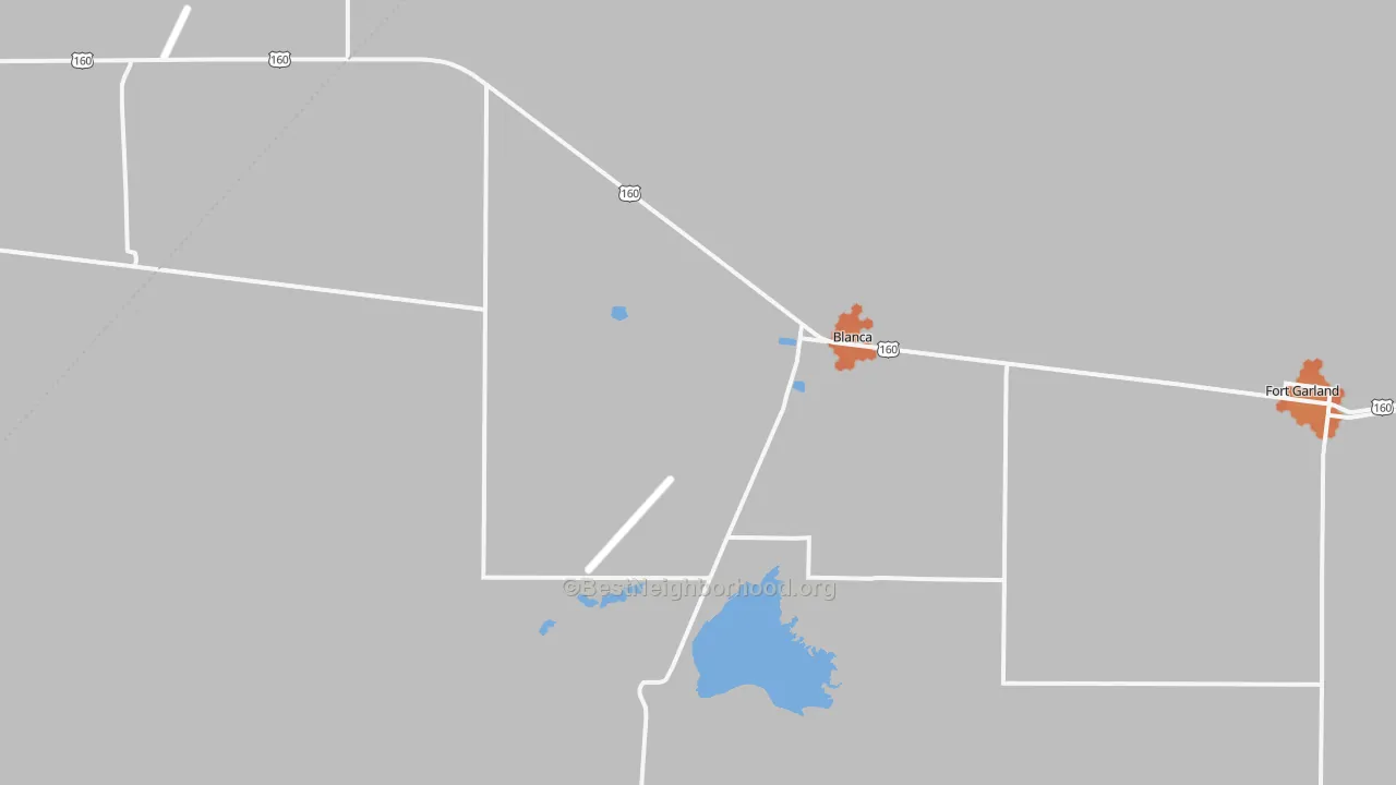 Bike Grade map of 81123, CO
