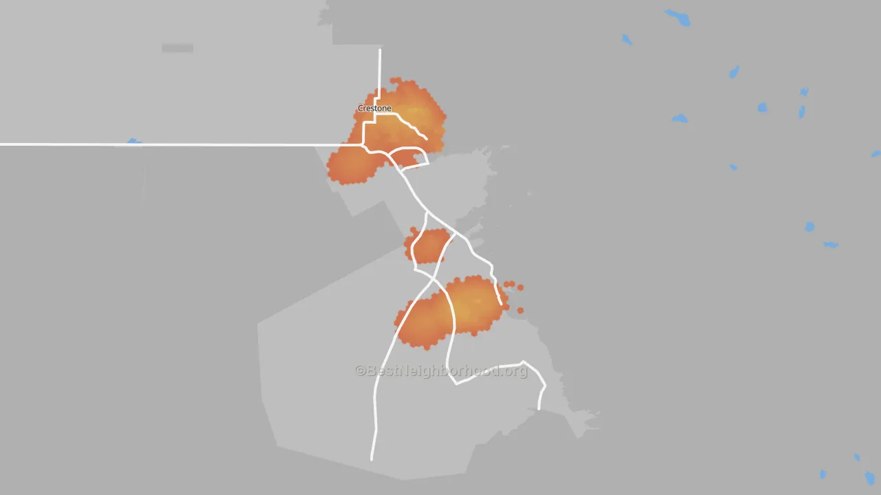 Bike Grade map of 81131, CO