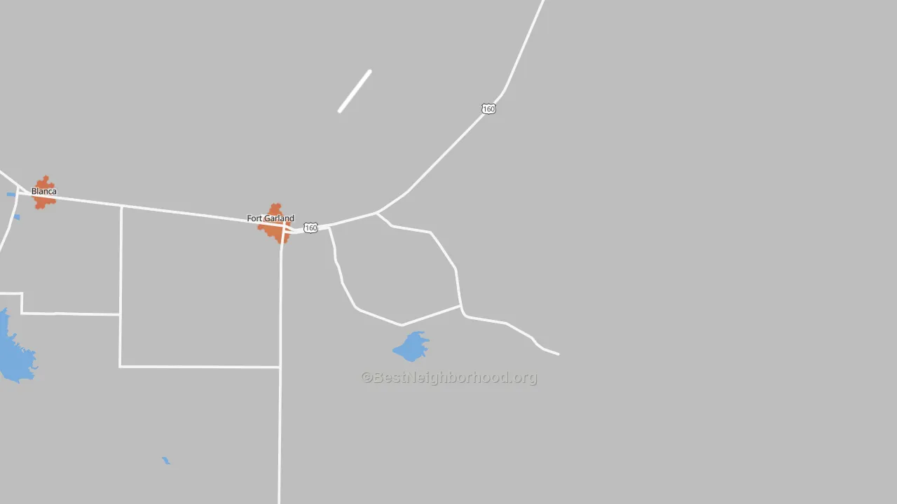 Bike Grade map of 81133, CO