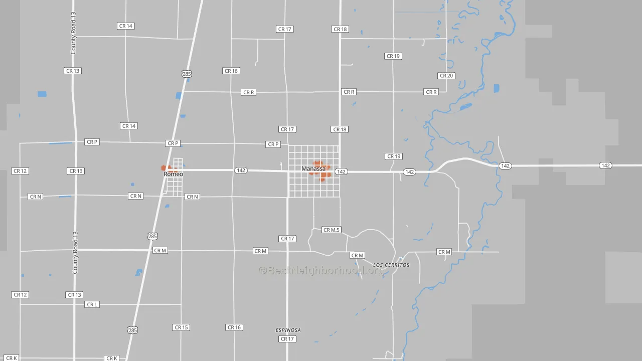 Bike Grade map of 81141, CO