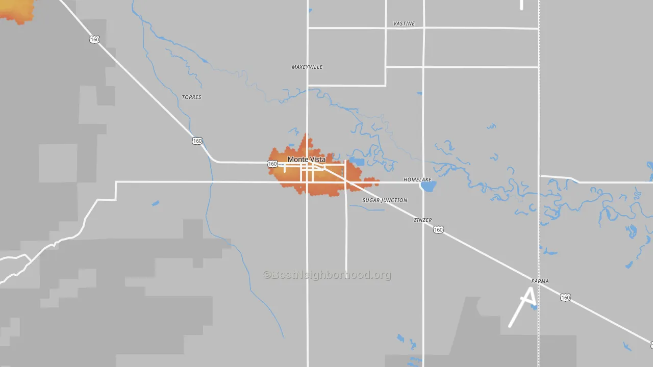 Bike Grade map of 81144, CO