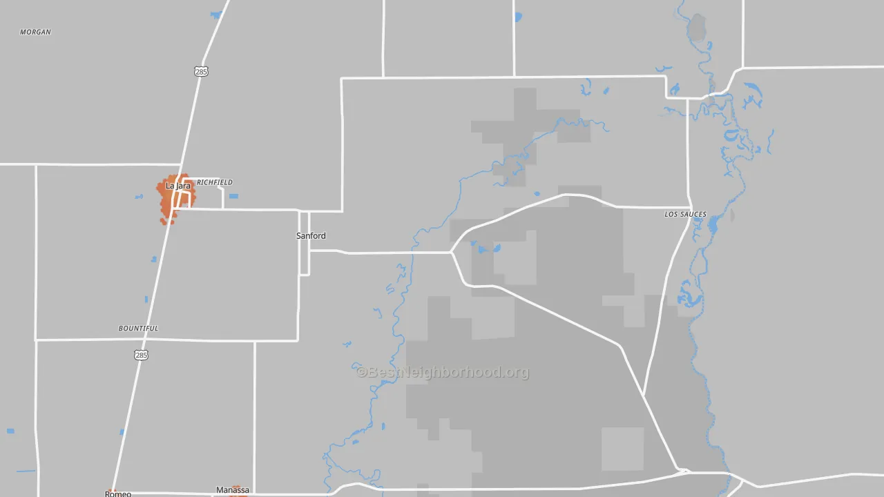 Bike Grade map of 81151, CO