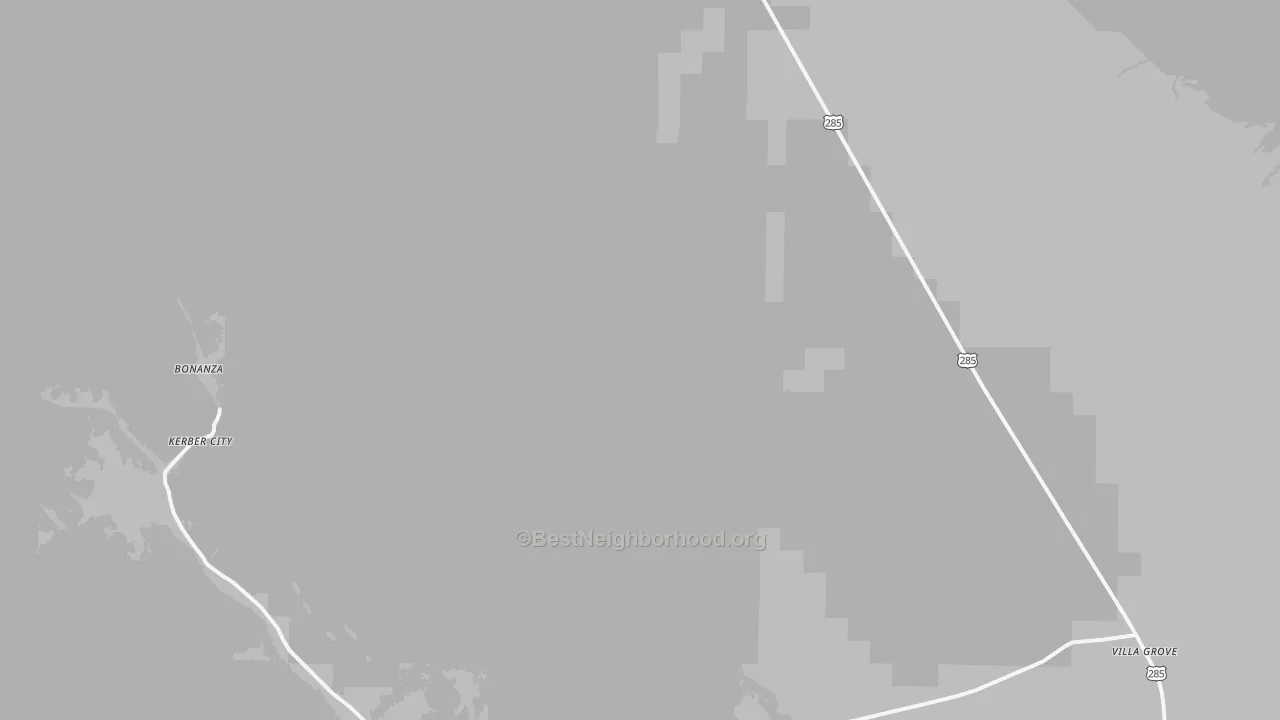 Bike Grade map of 81155, CO