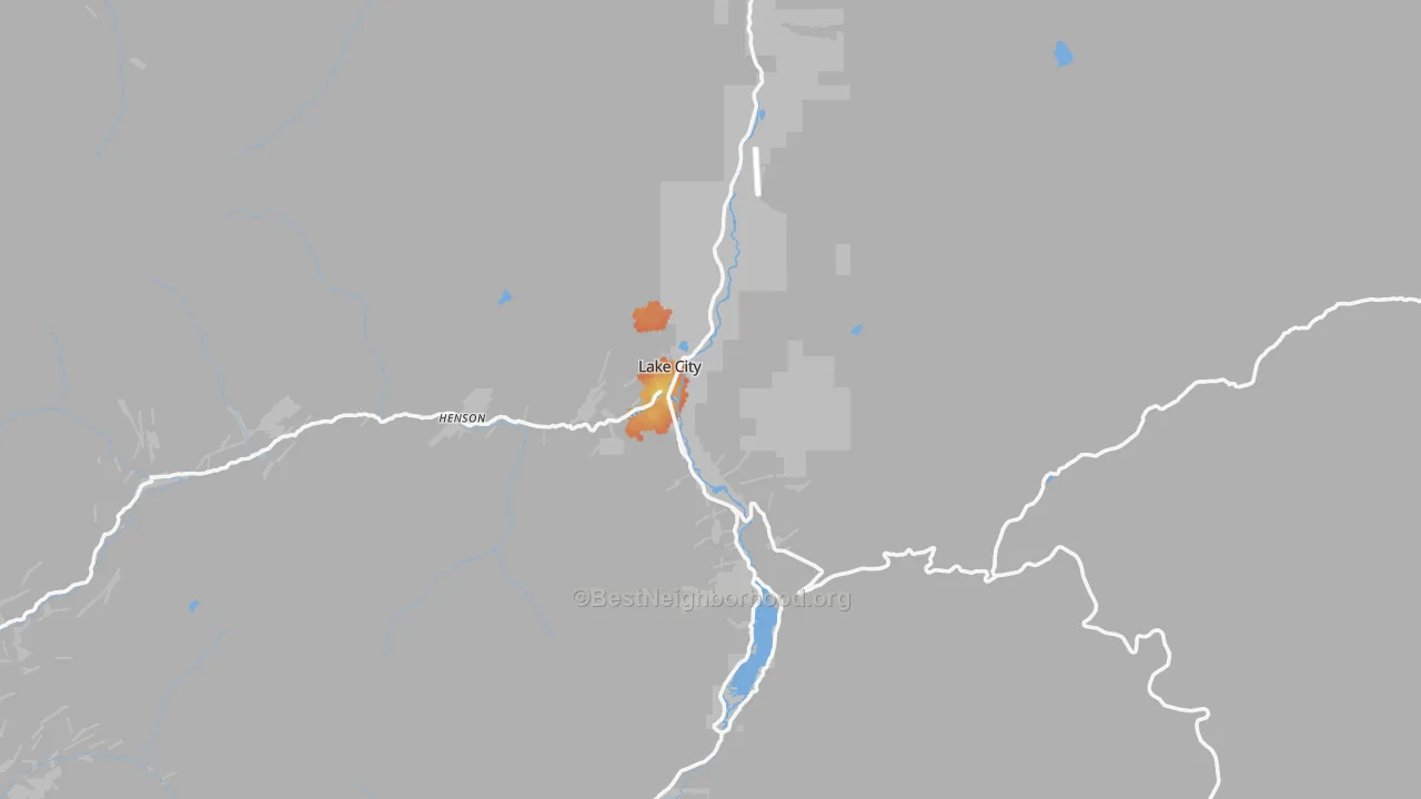 Bike Grade map of 81235, CO