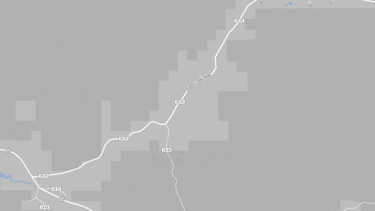 Bike Grade map of 81239, CO