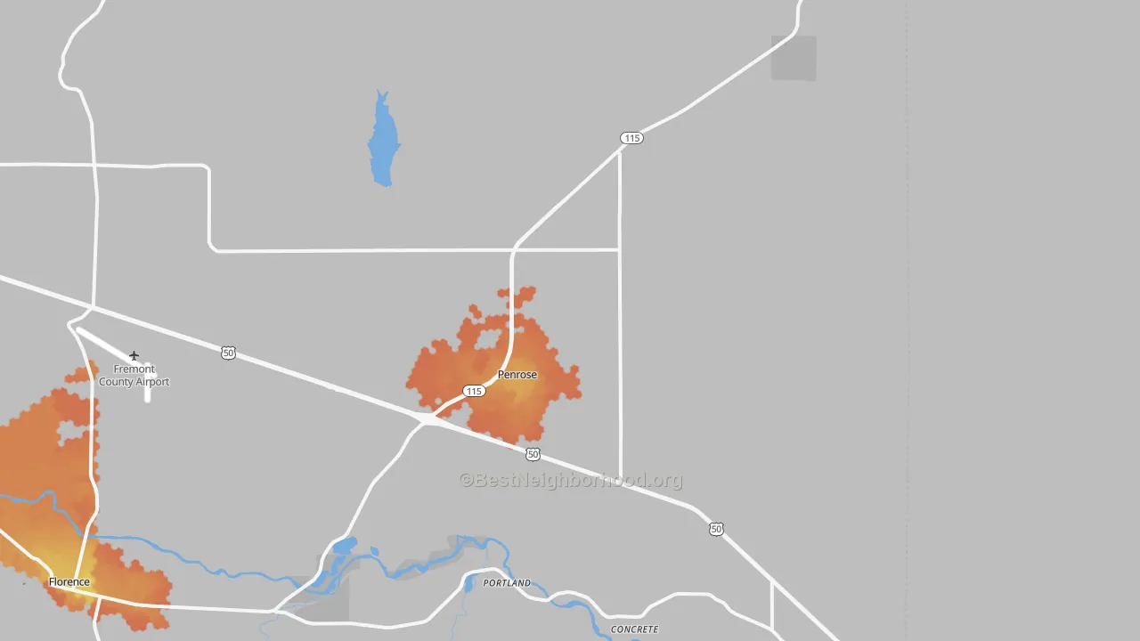 Bike Grade map of 81240, CO