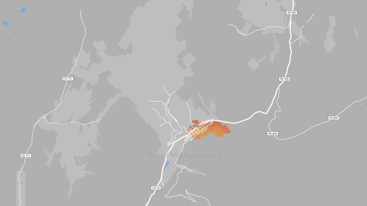 Bike Grade map of 81241, CO