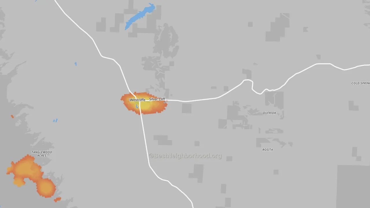 Bike Grade map of 81252, CO