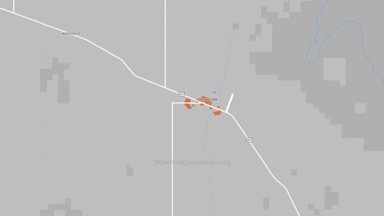 Bike Grade map of 81324, CO