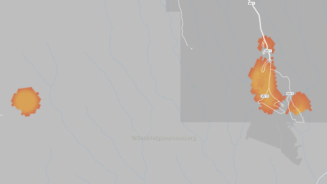 Bike Grade map of 81330, CO