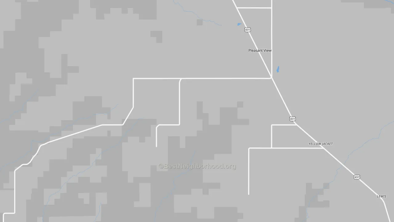 Bike Grade map of 81331, CO