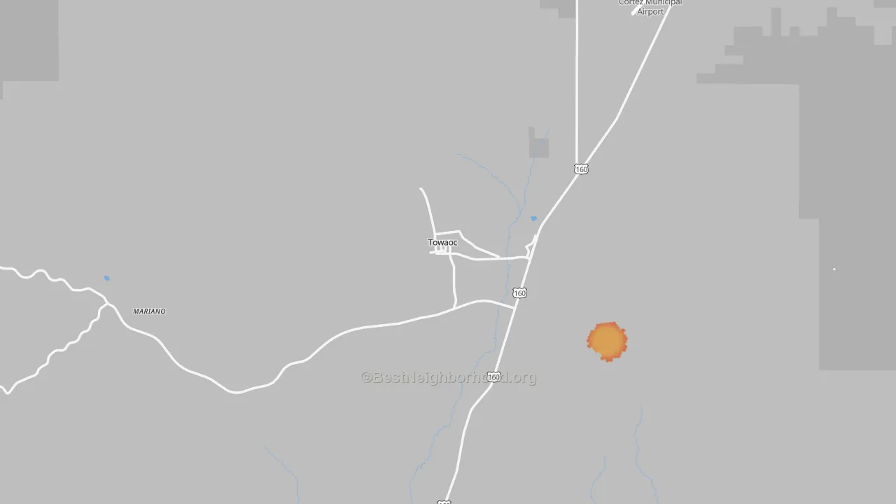 Bike Grade map of 81334, CO