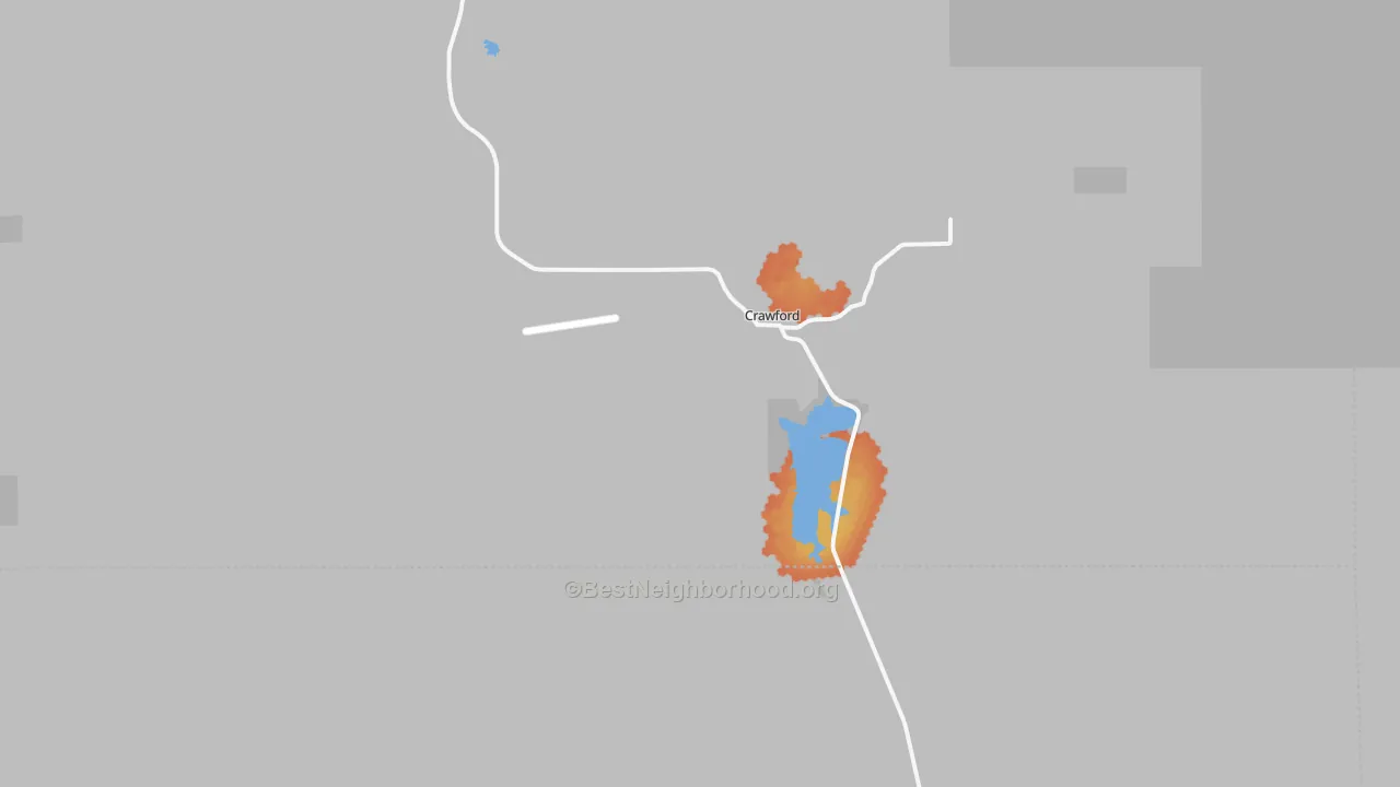 Bike Grade map of 81415, CO