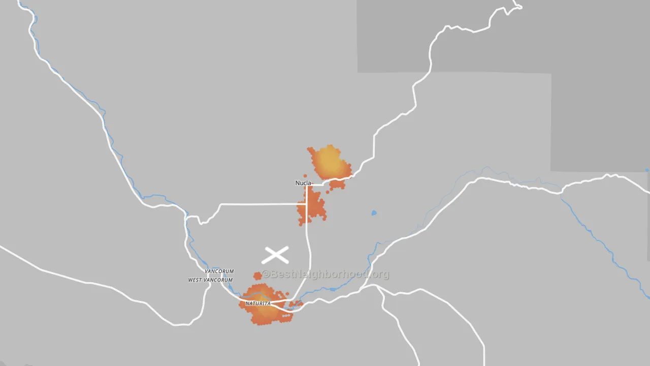 Bike Grade map of 81424, CO