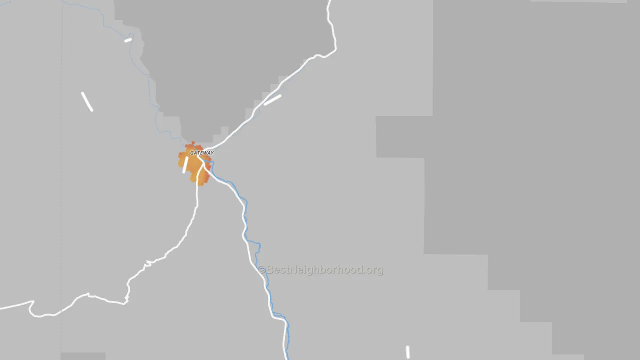 Bike Grade map of 81522, CO