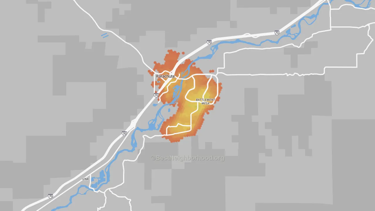 Bike Grade map of 81635, CO