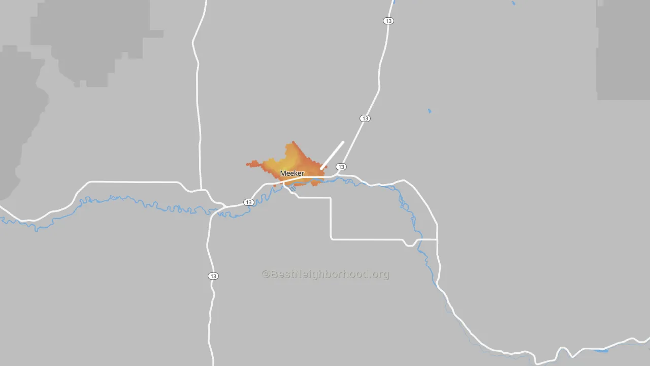Bike Grade map of 81641, CO