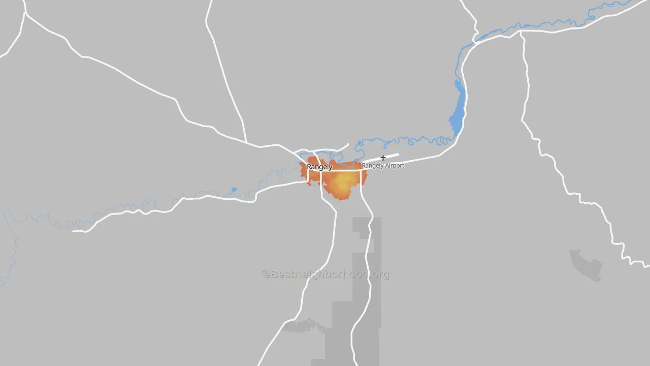 Bike Grade map of 81648, CO