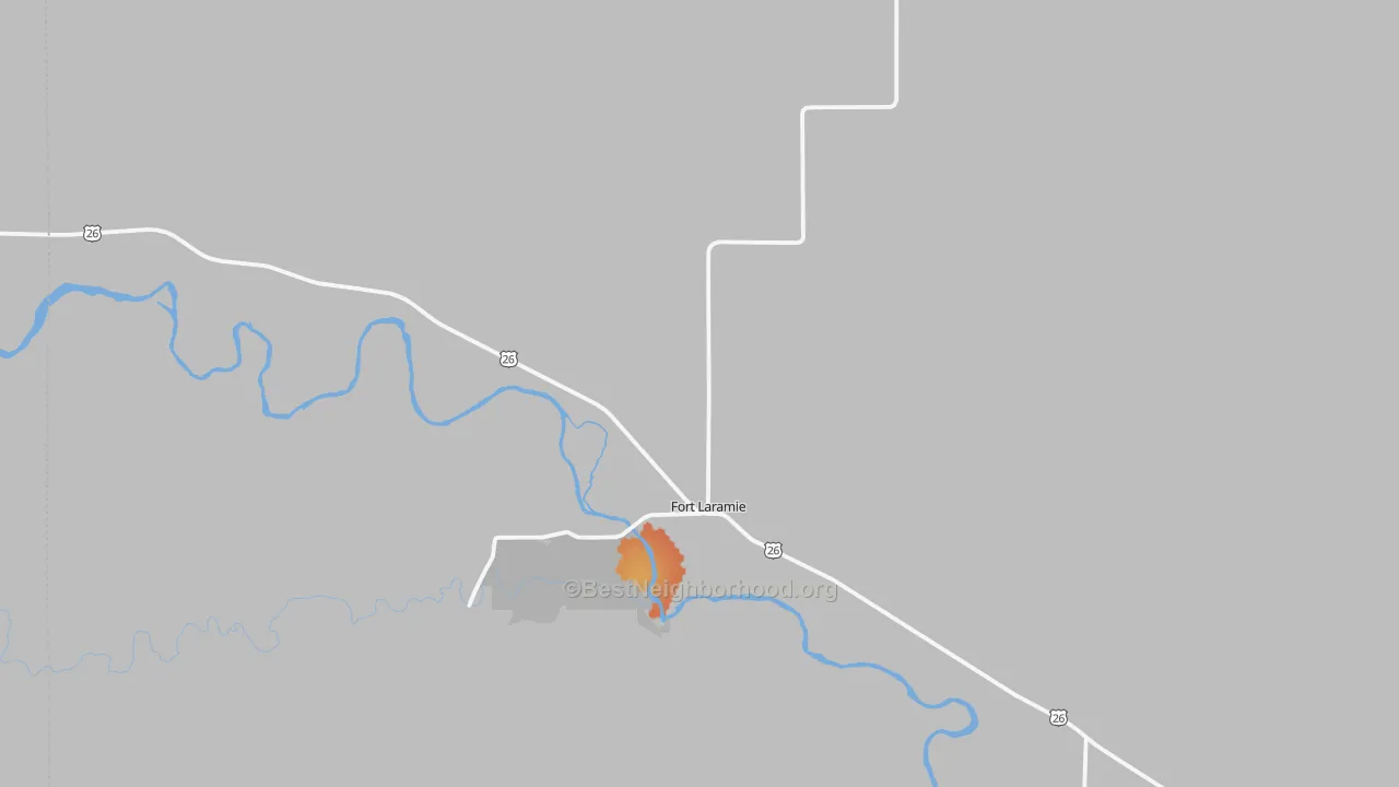 Bike Grade map of 82212, WY
