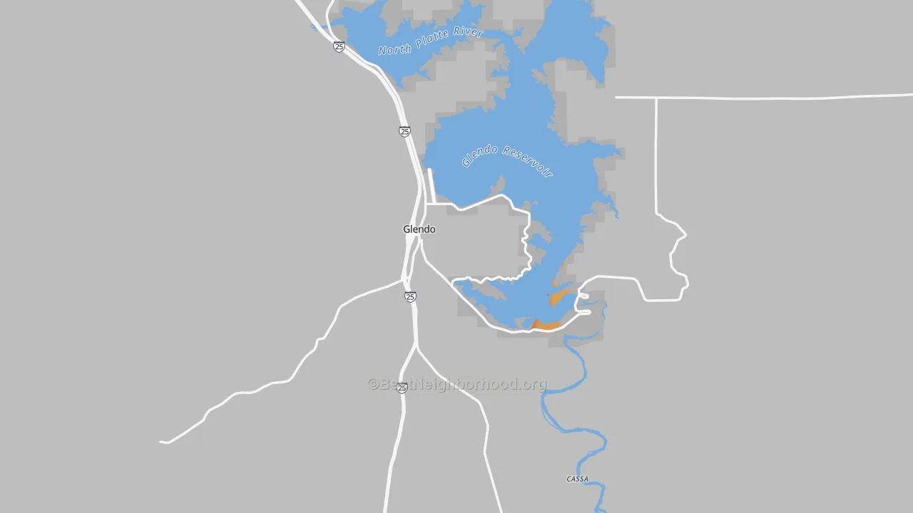 Bike Grade map of 82213, WY