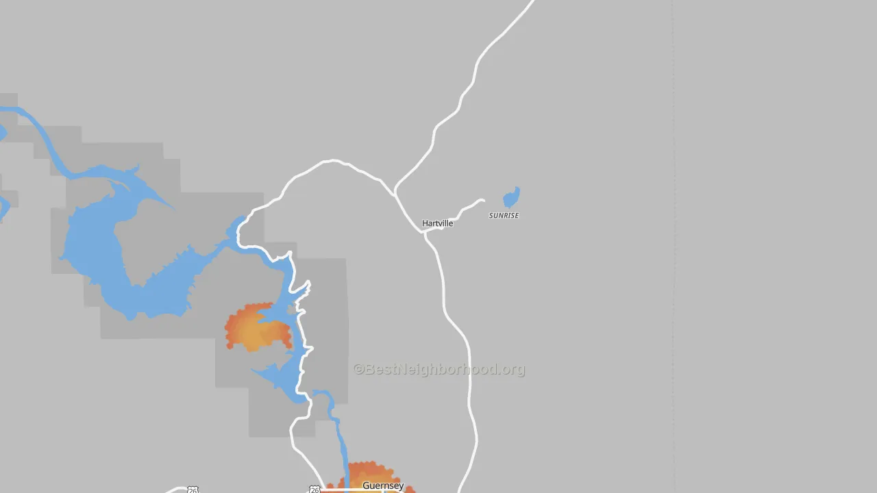 Bike Grade map of 82215, WY