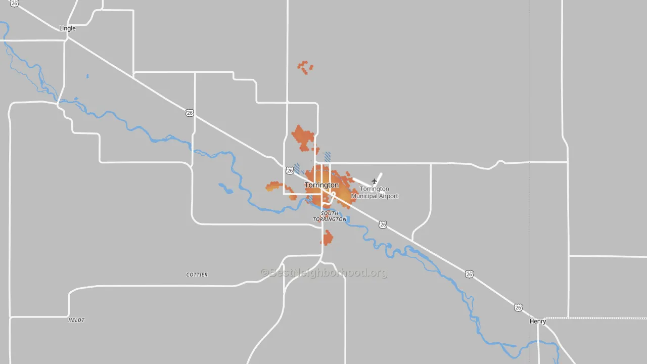 Bike Grade map of 82240, WY