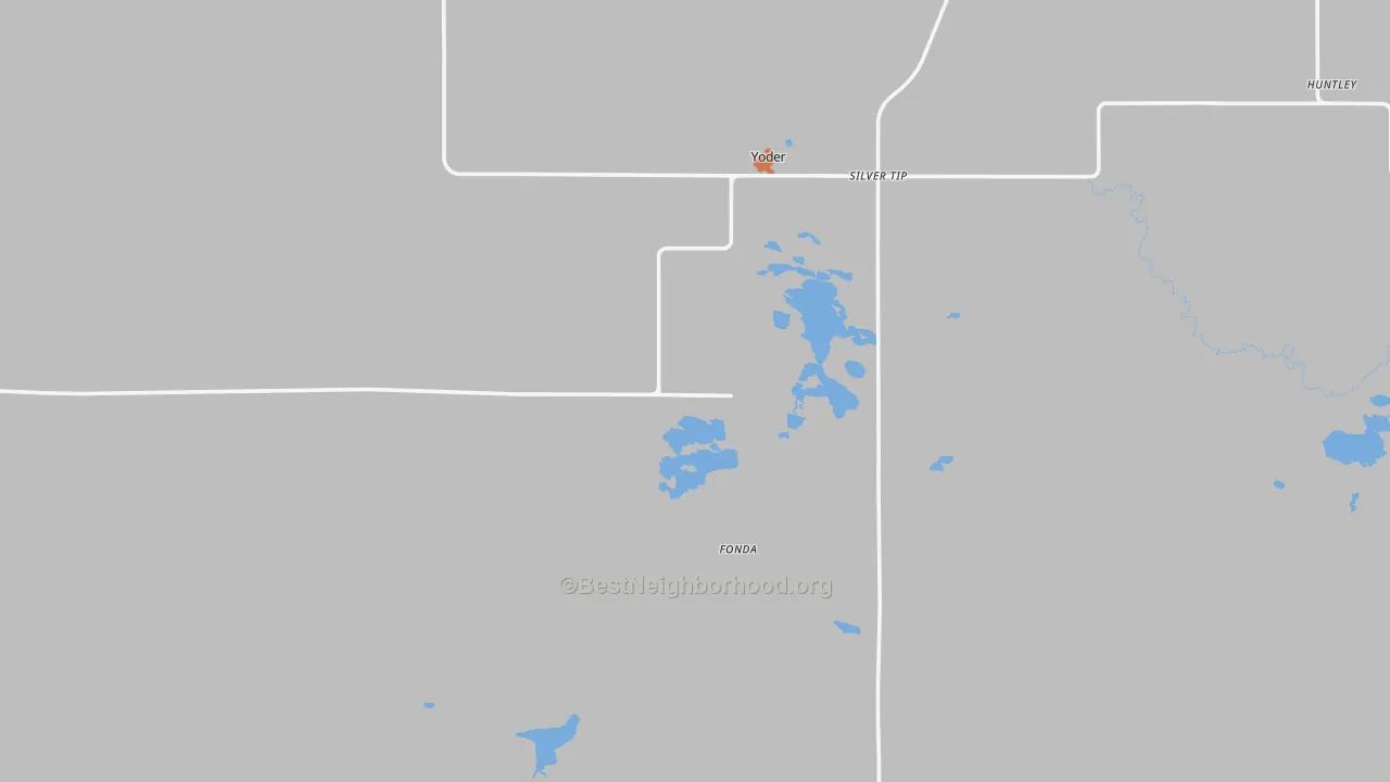 Bike Grade map of 82244, WY