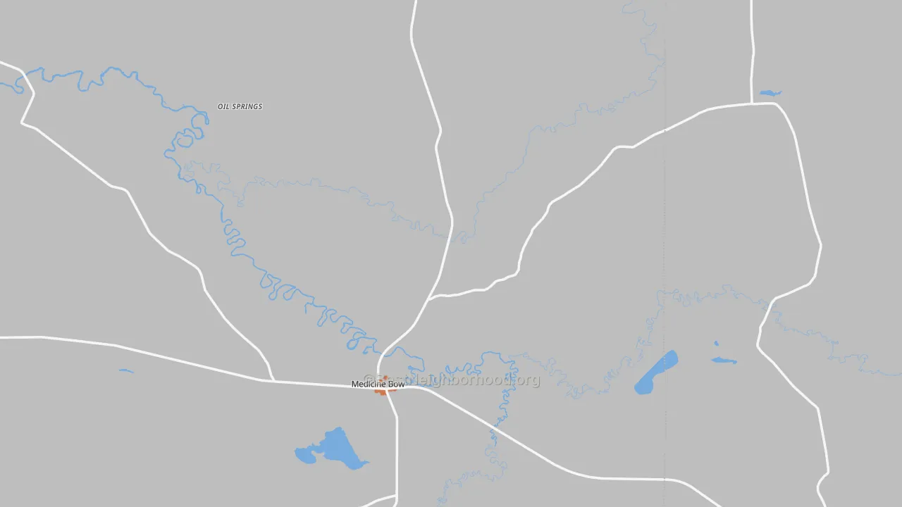 Bike Grade map of 82329, WY