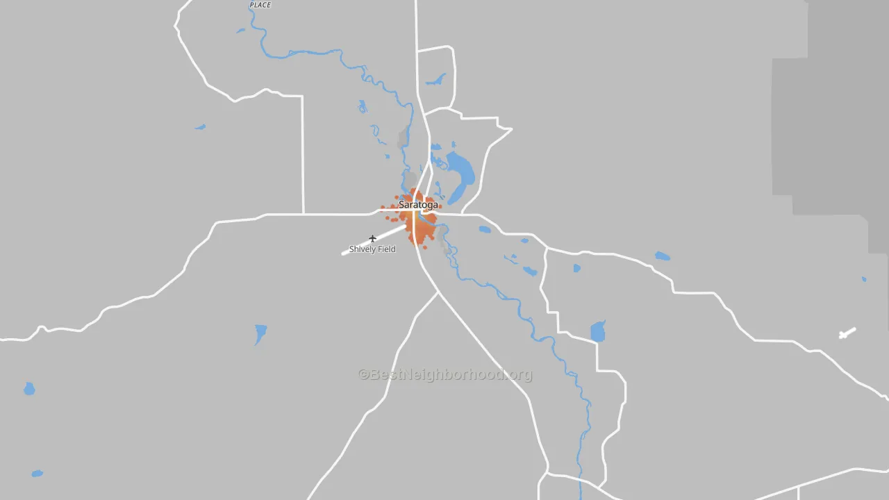Bike Grade map of 82331, WY