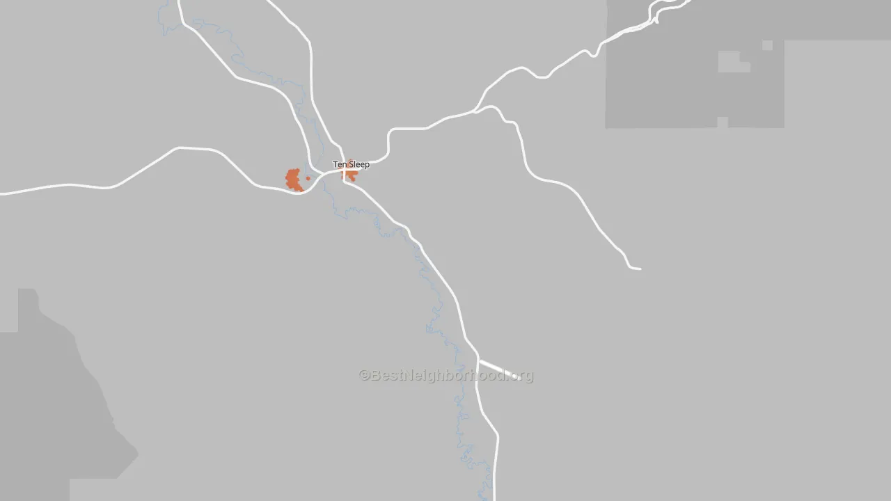 Bike Grade map of 82442, WY