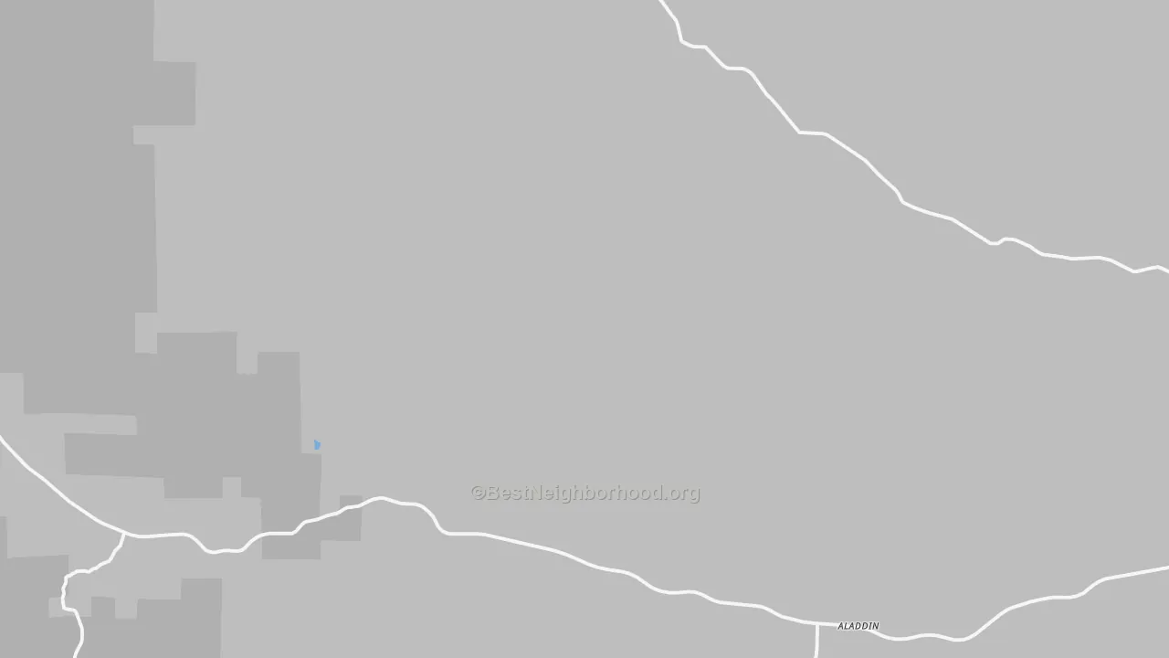 Bike Grade map of 82710, WY
