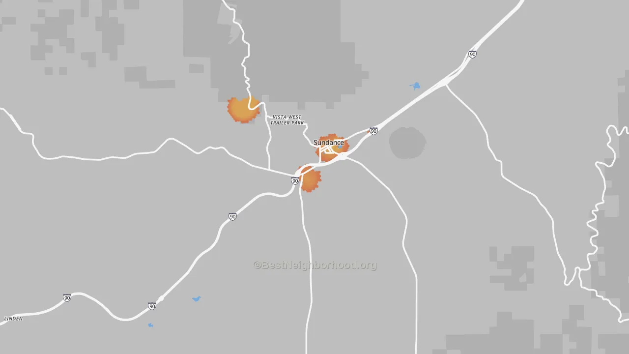 Bike Grade map of 82729, WY