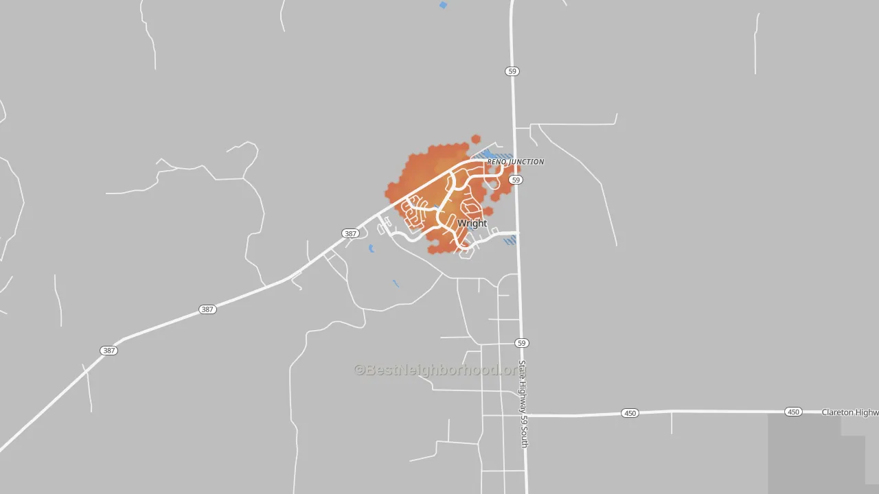 Bike Grade map of 82732, WY