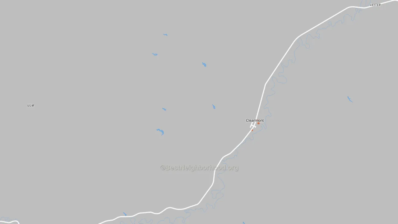 Bike Grade map of 82835, WY