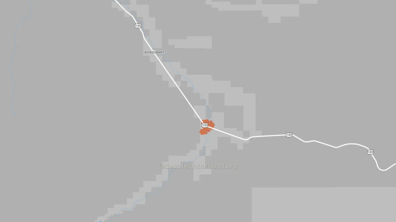 Bike Grade map of 82922, WY