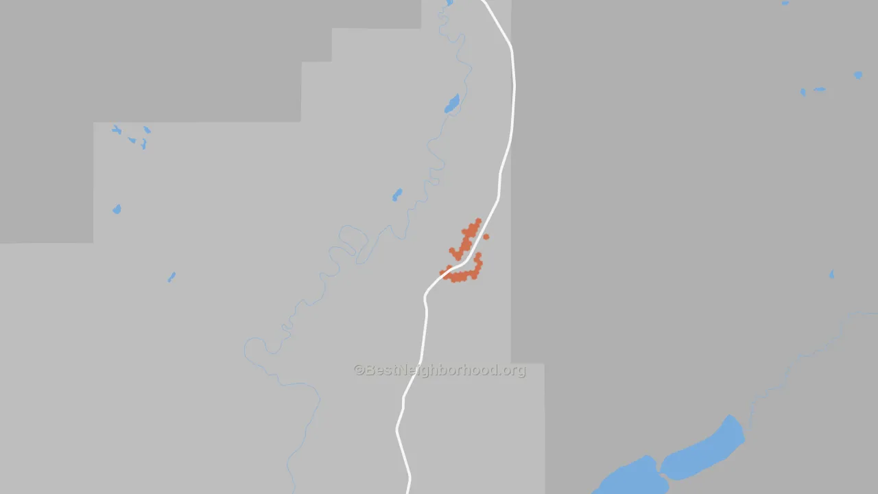 Bike Grade map of 82925, WY