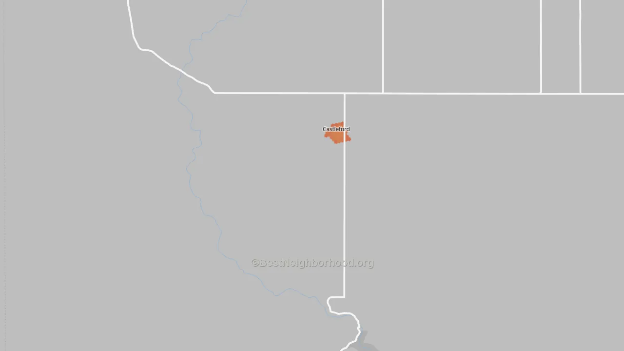 Bike Grade map of 83321, ID
