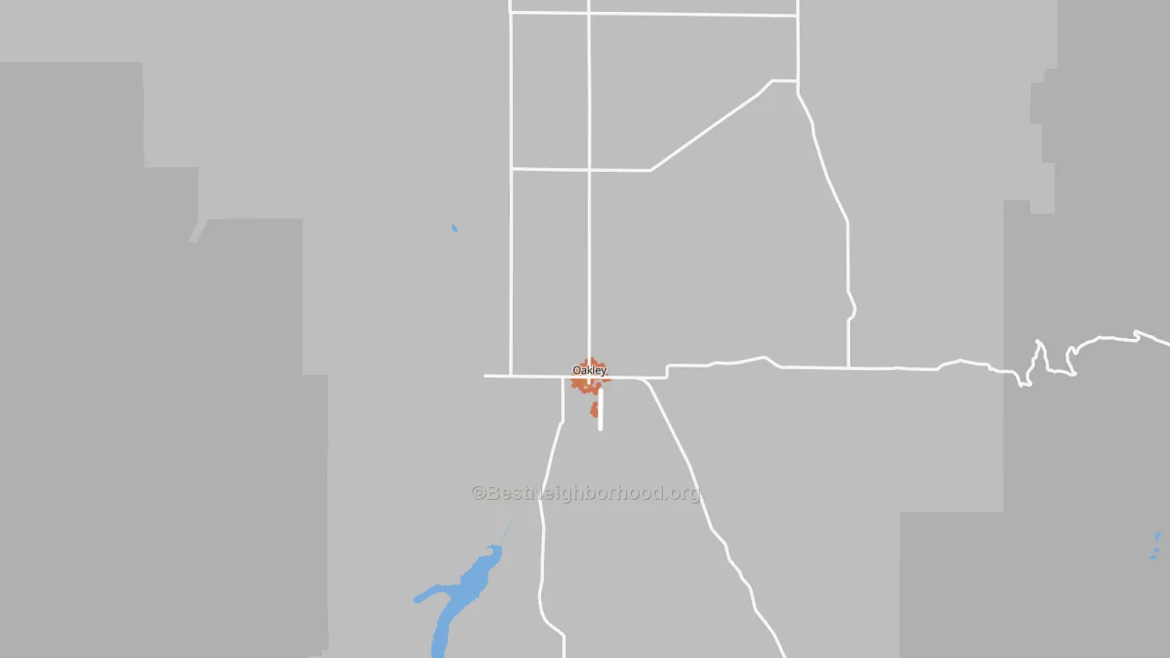 Bike Grade map of 83346, ID