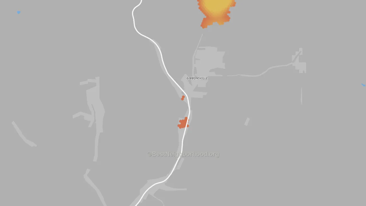 Bike Grade map of 83463, ID